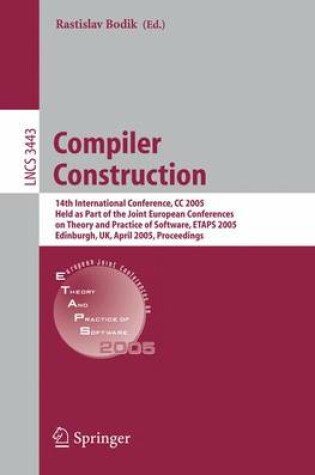 Cover of Compiler Construction