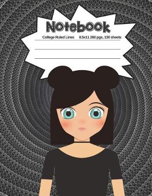 Book cover for Manga Black Notebook