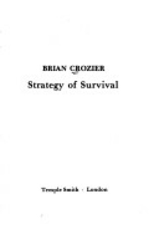 Cover of Strategy of Survival