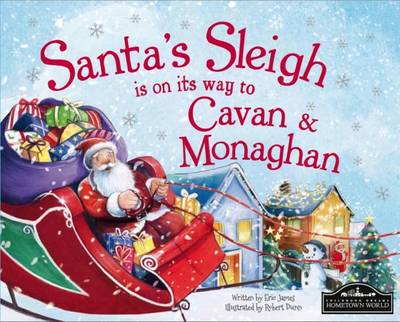 Book cover for Santa's Sleigh is on it's Way to Monaghan and Cavan
