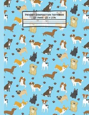 Book cover for Dogs Primary Composition Notebook