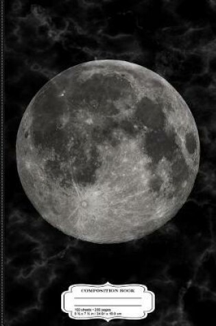 Cover of Full Moon Composition Notebook