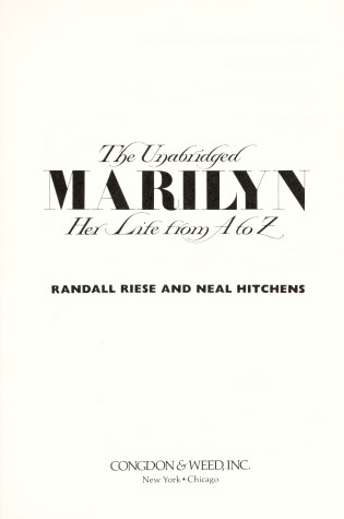 Cover of Unabridged Marilyn