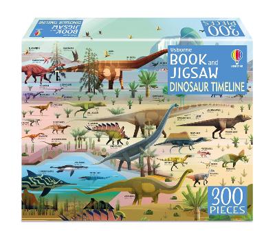 Book cover for Book and Jigsaw Dinosaur Timeline