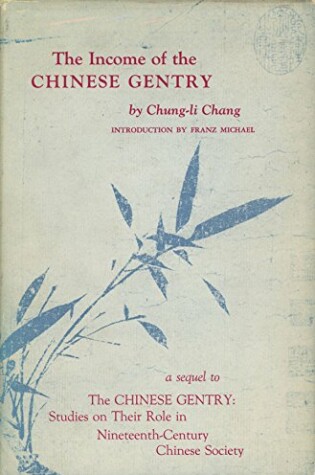 Cover of Income of the Chinese Gentry