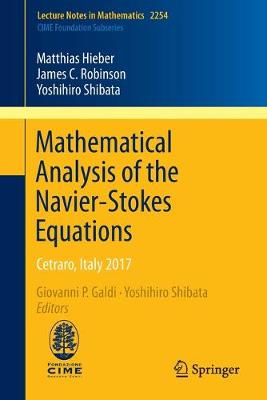 Cover of Mathematical Analysis of the Navier-Stokes Equations