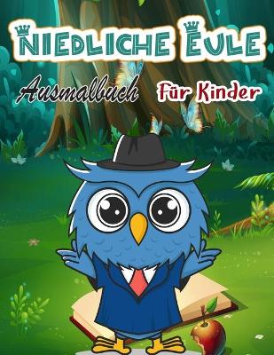 Book cover for Eule-Malbuch fur Kinder