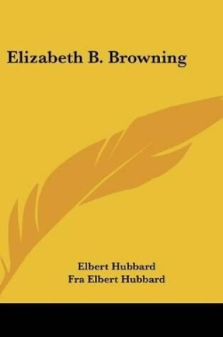 Cover of Elizabeth B. Browning