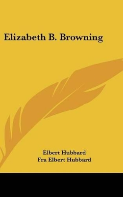 Book cover for Elizabeth B. Browning