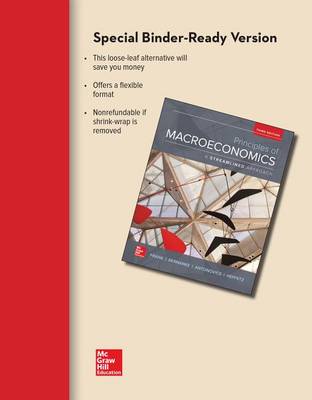 Book cover for Loose-Leaf for Principles of Macroeconomics, a Streamlined Approach