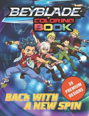 Book cover for Beyblade Coloring Book
