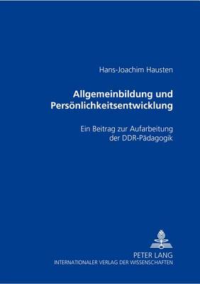 Book cover for Allgemeinbildung Und Persoenlichkeitsentwicklung