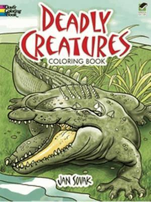 Book cover for Deadly Creatures Coloring Book