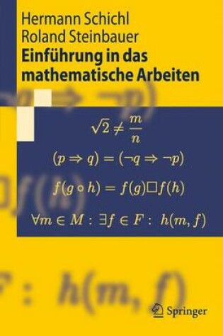 Cover of Einf Hrung in Das Mathematische Arbeiten