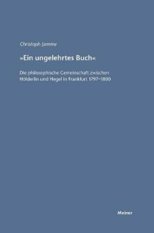 Cover of Ein ungelehrtes Buch