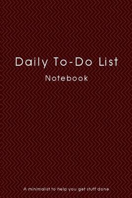 Book cover for Daily To-Do List Notebook