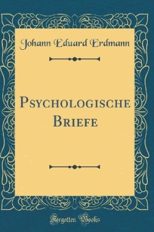 Cover of Psychologische Briefe (Classic Reprint)