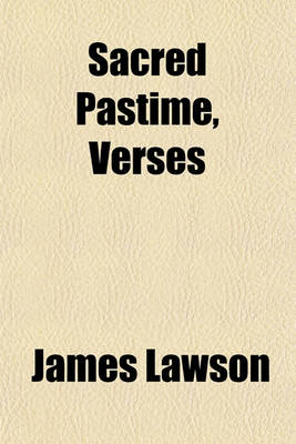 Book cover for Sacred Pastime, Verses