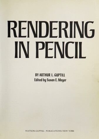 Book cover for Rendering in Pencil