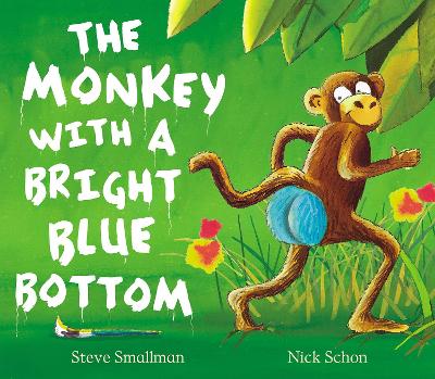 Book cover for The Monkey with a Bright Blue Bottom
