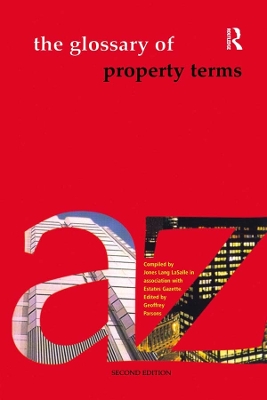 Book cover for The Glossary of Property Terms