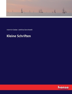 Book cover for Kleine Schriften
