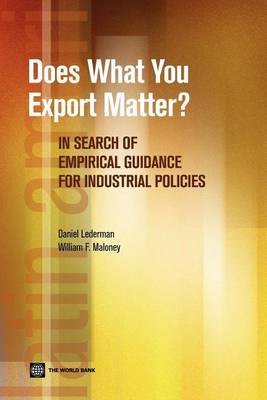 Cover of Does What You Export Matter?