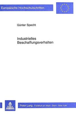 Cover of Industrielles Beschaffungsverhalten