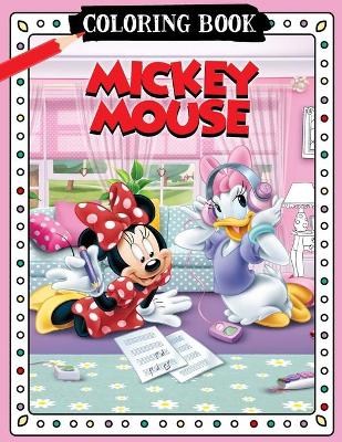 Book cover for Minnie Mouse Coloring Book