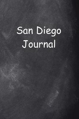 Cover of San Diego Journal Chalkboard Design