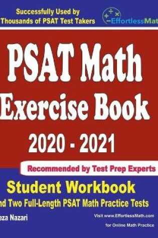Cover of PSAT Math Exercise Book 2020-2021
