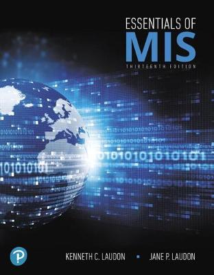 Book cover for Essentials of MIS Plus Mylab MIS with Pearson Etext -- Access Card Package