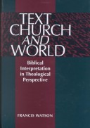 Book cover for Text, Church and World