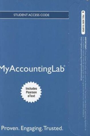 Cover of NEW MyLab Accounting with Pearson eText -- Access Card -- for Prentice Hall's Federal Taxation 2013 Corporations, Partnerships, Estates & Trusts