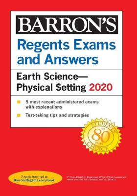 Cover of Regents Exams and Answers: Earth Science--Physical Setting 2020