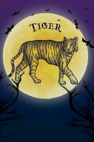 Cover of Tiger Notebook Halloween Journal