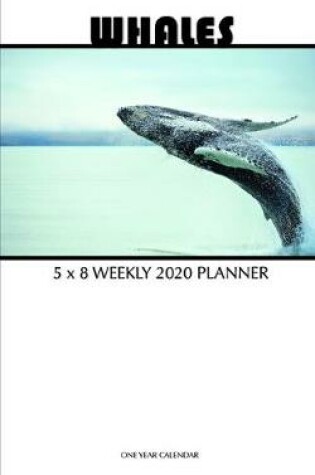 Cover of Whales 5 x 8 Weekly 2020 Planner