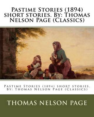 Book cover for Pastime Stories (1894) short stories. By