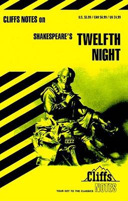 Book cover for Cliffsnotes on Shakespeare's Twelfth Night