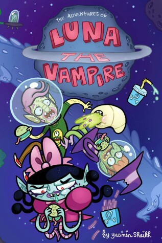 Book cover for Luna the Vampire: Grumpy Space