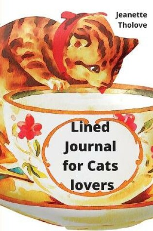 Cover of Lined Journal for Cats lovers