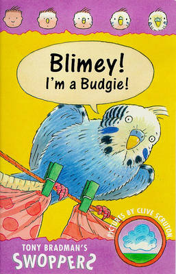 Book cover for Blimey! I'm a Budgie!