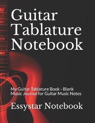 Book cover for Guitar Tablature Notebook