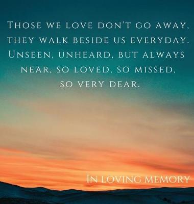 Book cover for Funeral book, in loving memory (Hardcover)