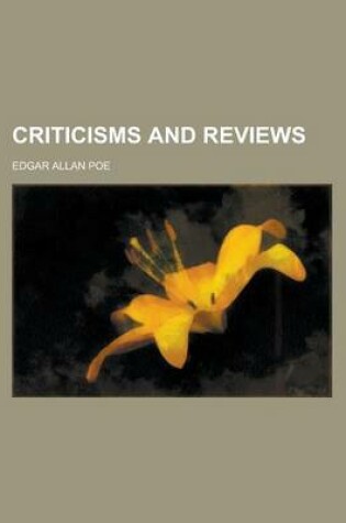 Cover of Criticisms and Reviews