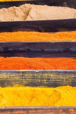 Book cover for Spices in a Market Stall in Tunisia - Curry, Paprika, Pepper, Saffron Journal