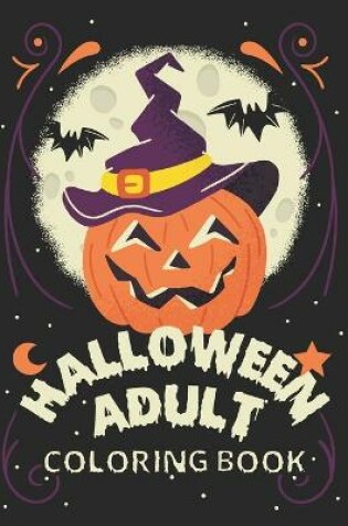 Cover of Halloween Adult Coloring Book