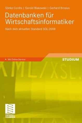 Cover of Datenbanken für Wirtschaftsinformatiker