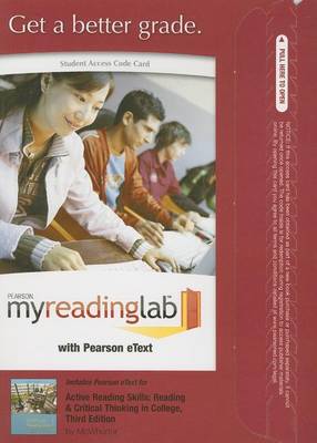 Book cover for MyLab Reading with Pearson eText -- Standalone Access Code -- for Active Reading Skills