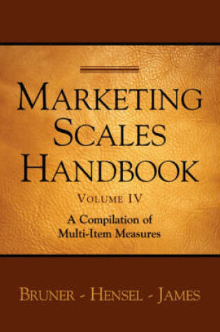 Cover of Marketing Scales IV